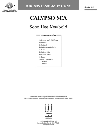 Calypso Sea: Score