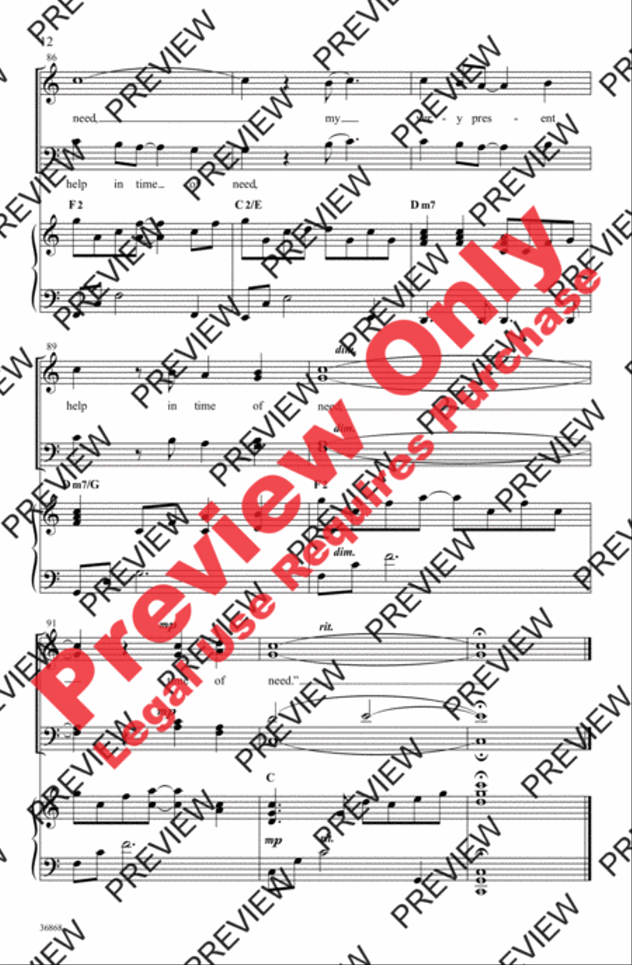 Made Me Glad 4-Part scores gallery preview page 12