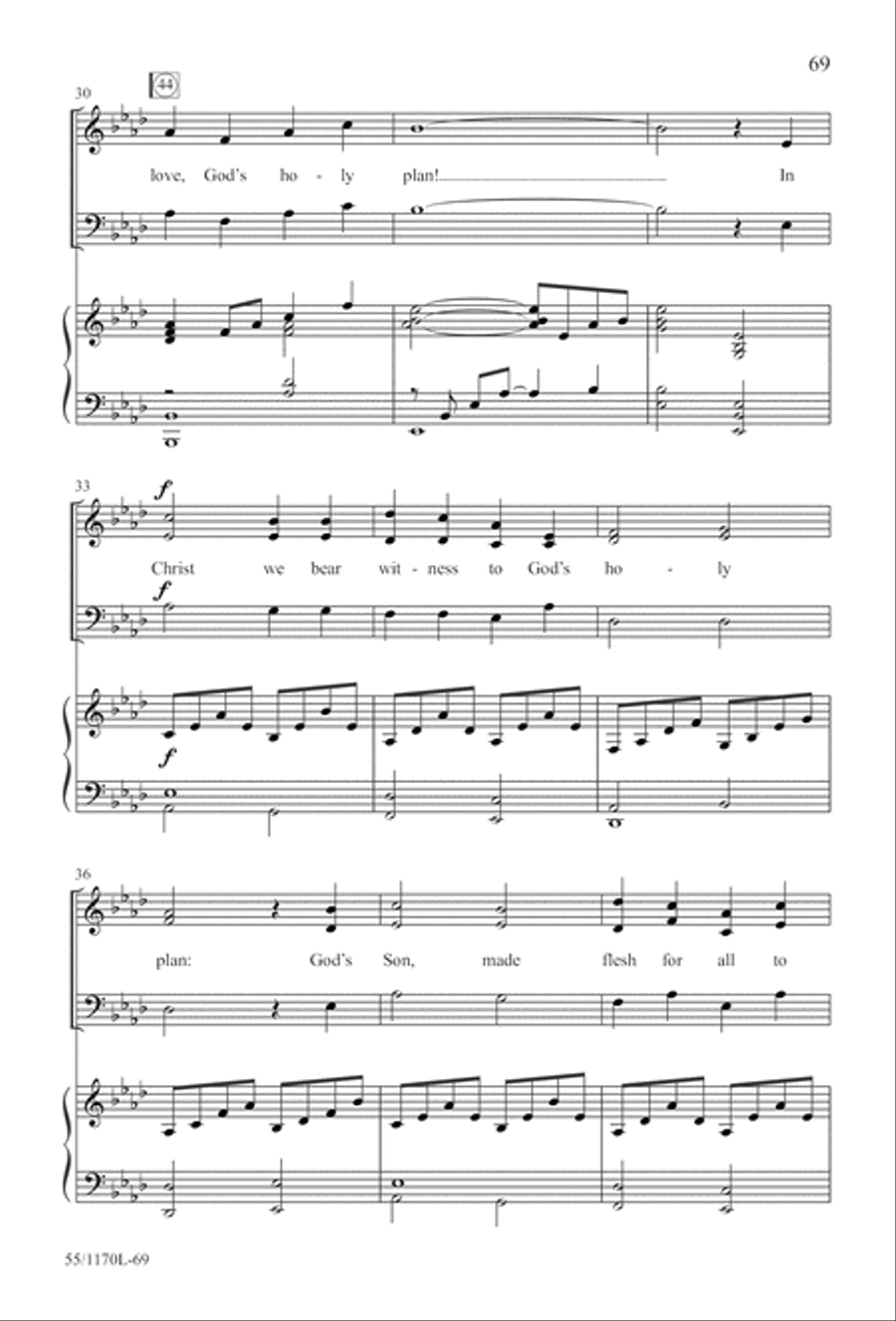 Witness Witness 3-Part scores gallery preview page 70