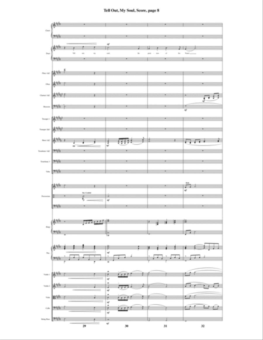 Tell Out, My Soul Tell Out, My Soul Choir scores gallery preview page 9