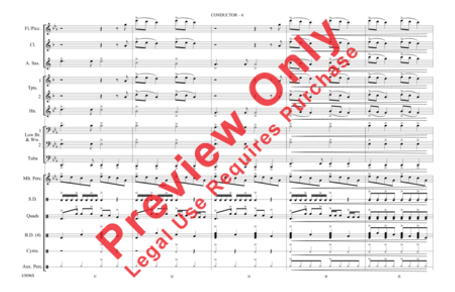 Dark Horse Marching Band scores gallery preview page 7