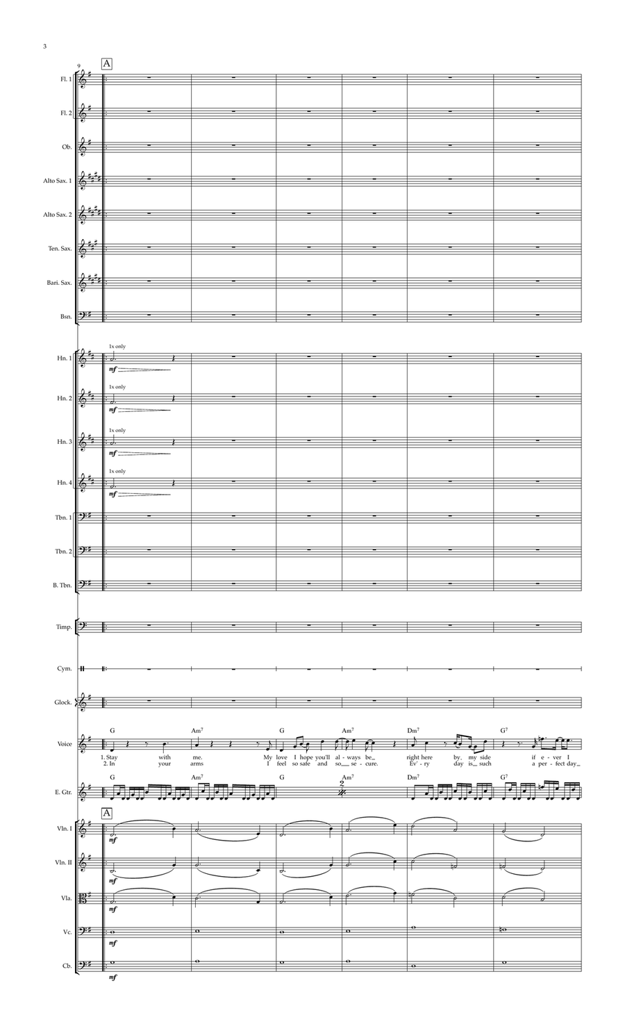 Follow You, Follow Me Full Orchestra scores gallery preview page 2