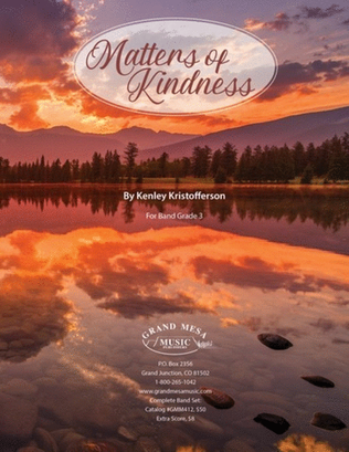 Matters Of Kindness Cb3 Sc/Pts