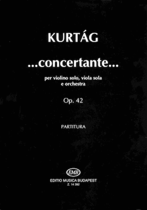 Book cover for ...concertante...Op. 42 (2003)