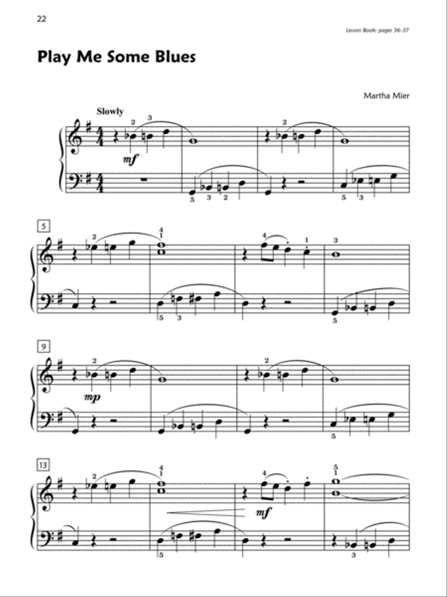 Premier Piano Course Jazz, Rags & Blues, Book 2B Piano Method scores gallery preview page 5