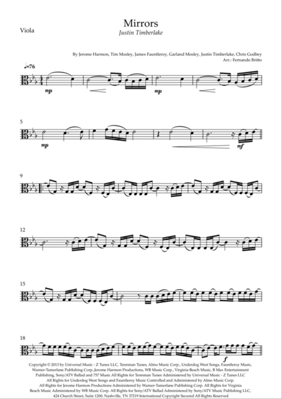 Mirrors Mirrors String Duet scores gallery preview page 3