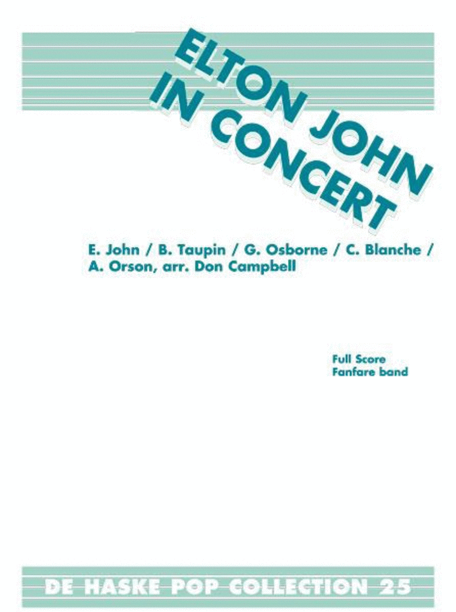 Elton John in Concert Fanfare Band scores gallery preview page 1