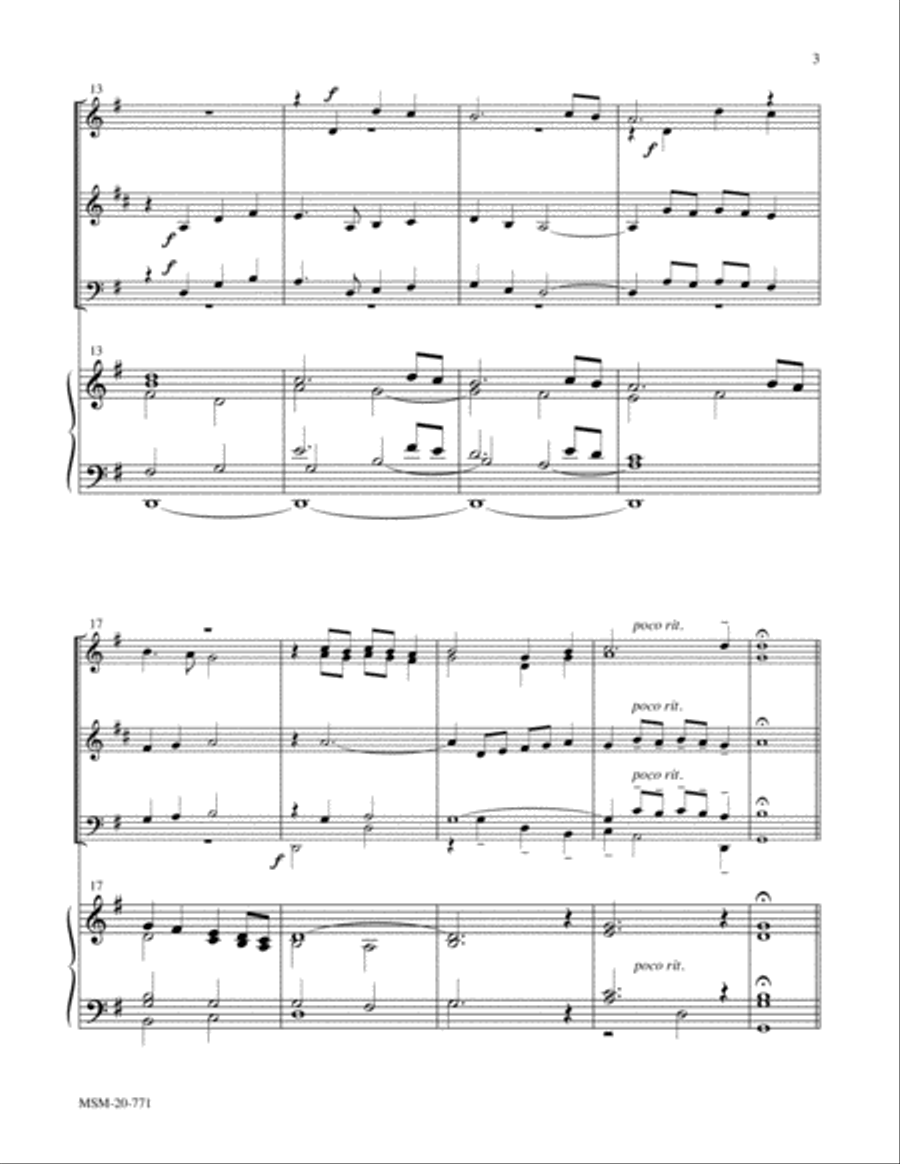When in Our Music God Is Glorified We Know That Christ Is Raised and Dies No More Choir scores gallery preview page 3