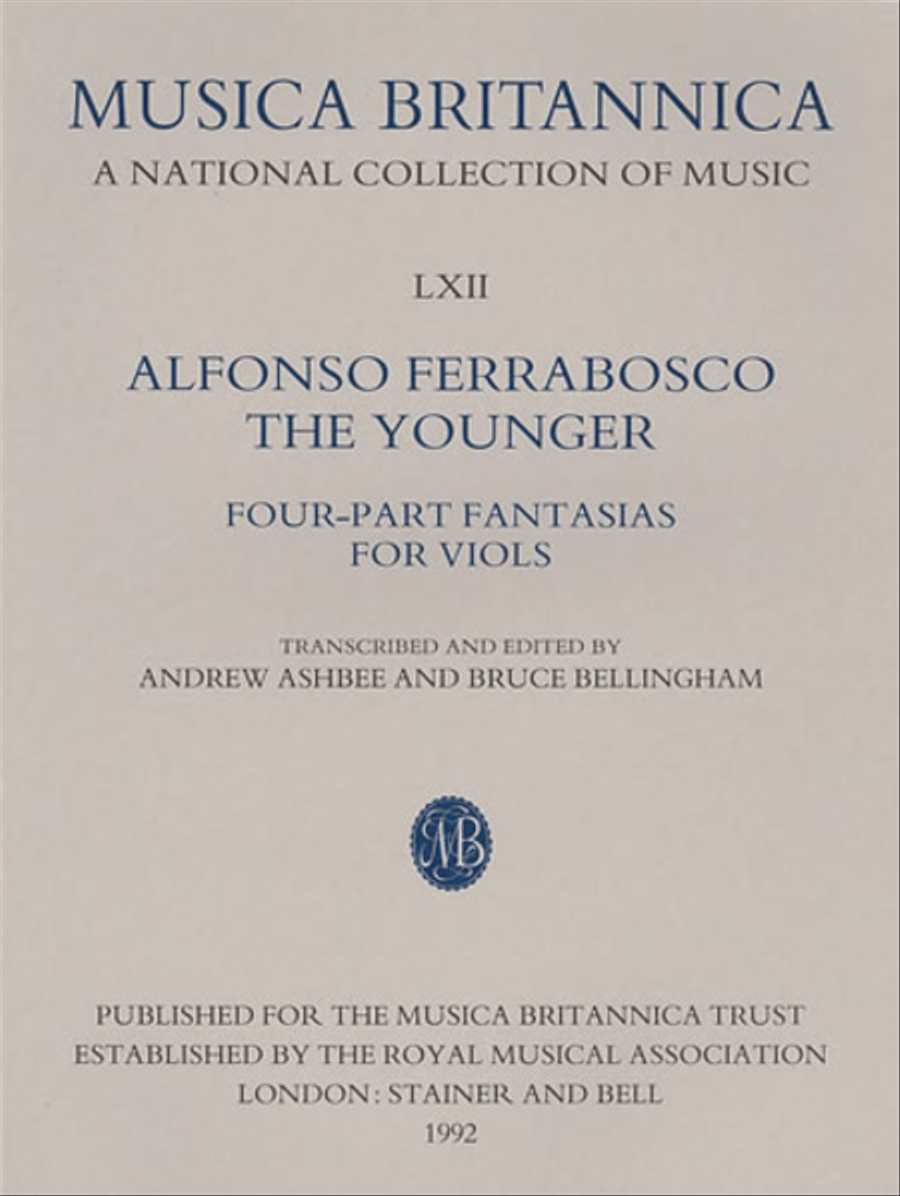 Four-Part Fantasias for Viols