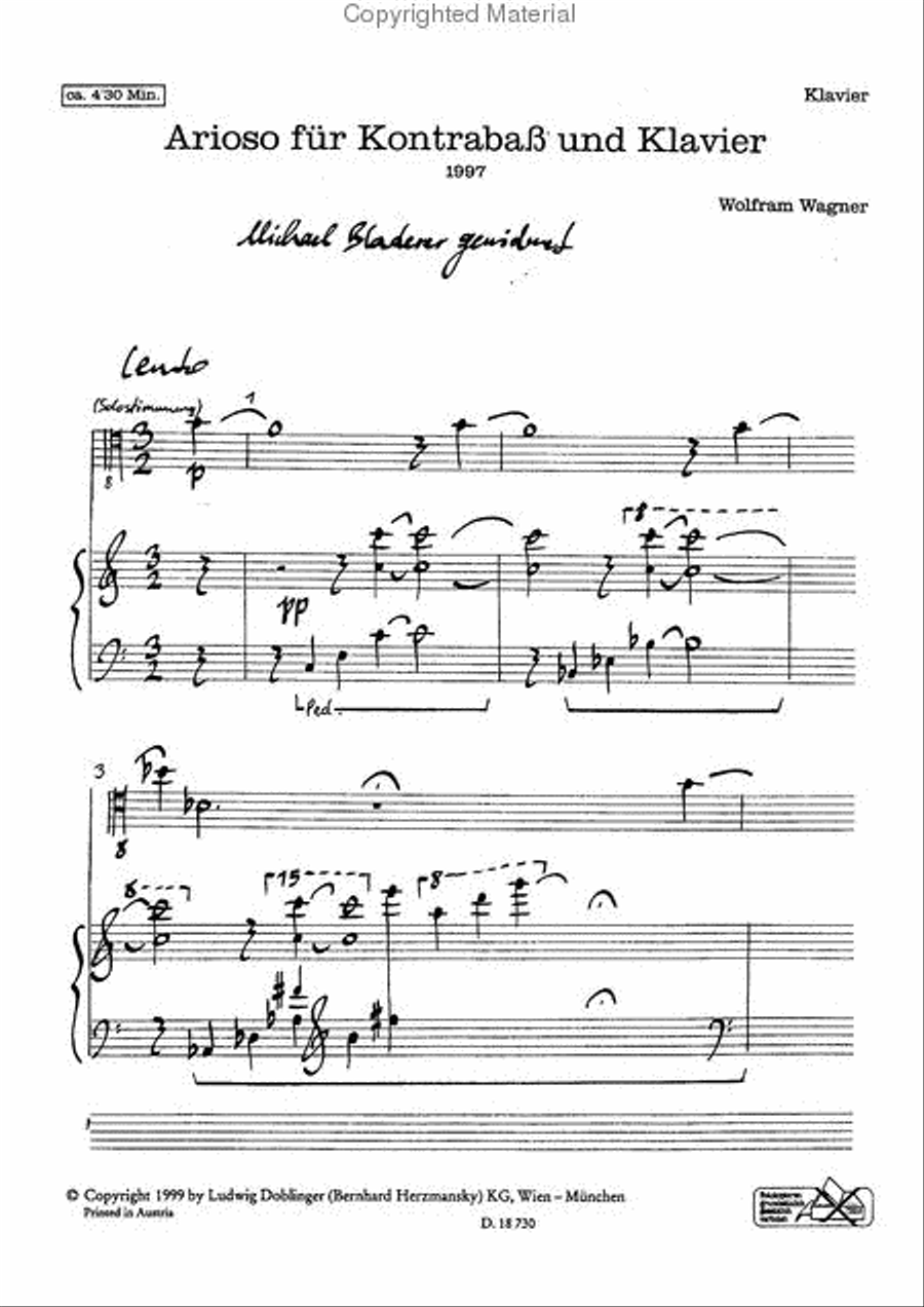 Arioso Double Bass scores gallery preview page 2