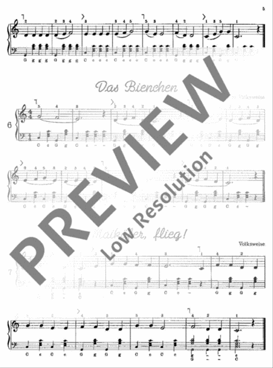 Für kleine Leute Für kleine Leute Accordion scores gallery preview page 6