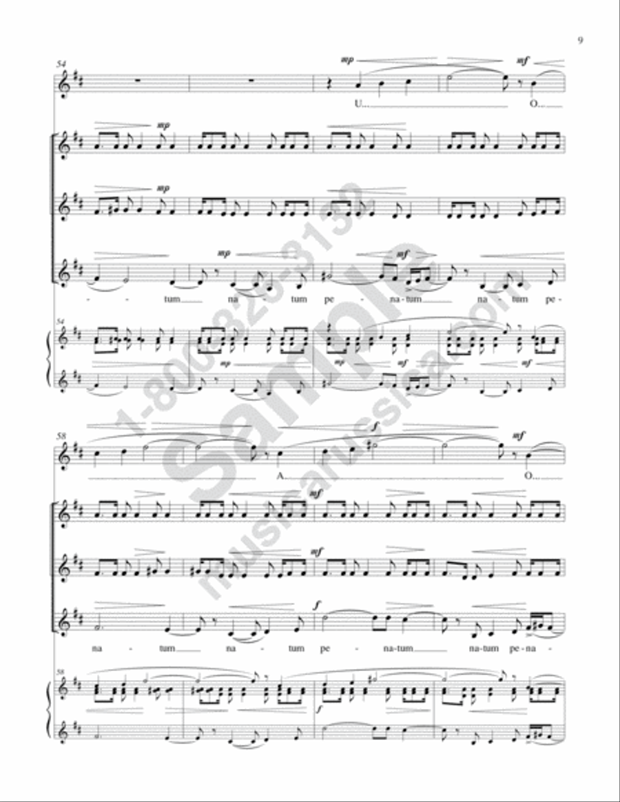 Spanish Solfeggio Spanish Solfeggio SSAA scores gallery preview page 8
