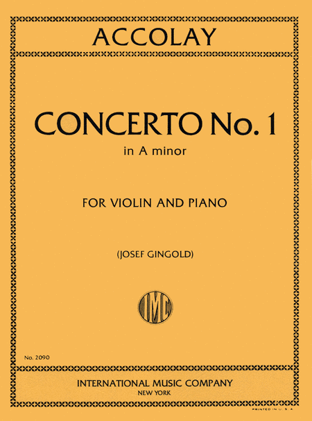 Concerto No. 1 in A minor (GINGOLD)