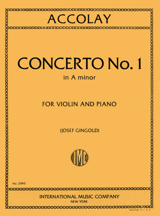 Book cover for Concerto No. 1 In A Minor