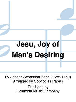 Book cover for Jesu, Joy of Man's Desiring