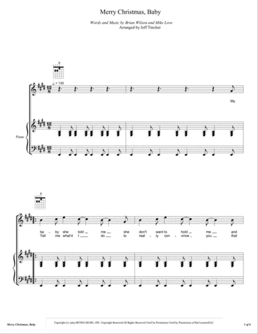 Merry Christmas, Baby Voice scores gallery preview page 2