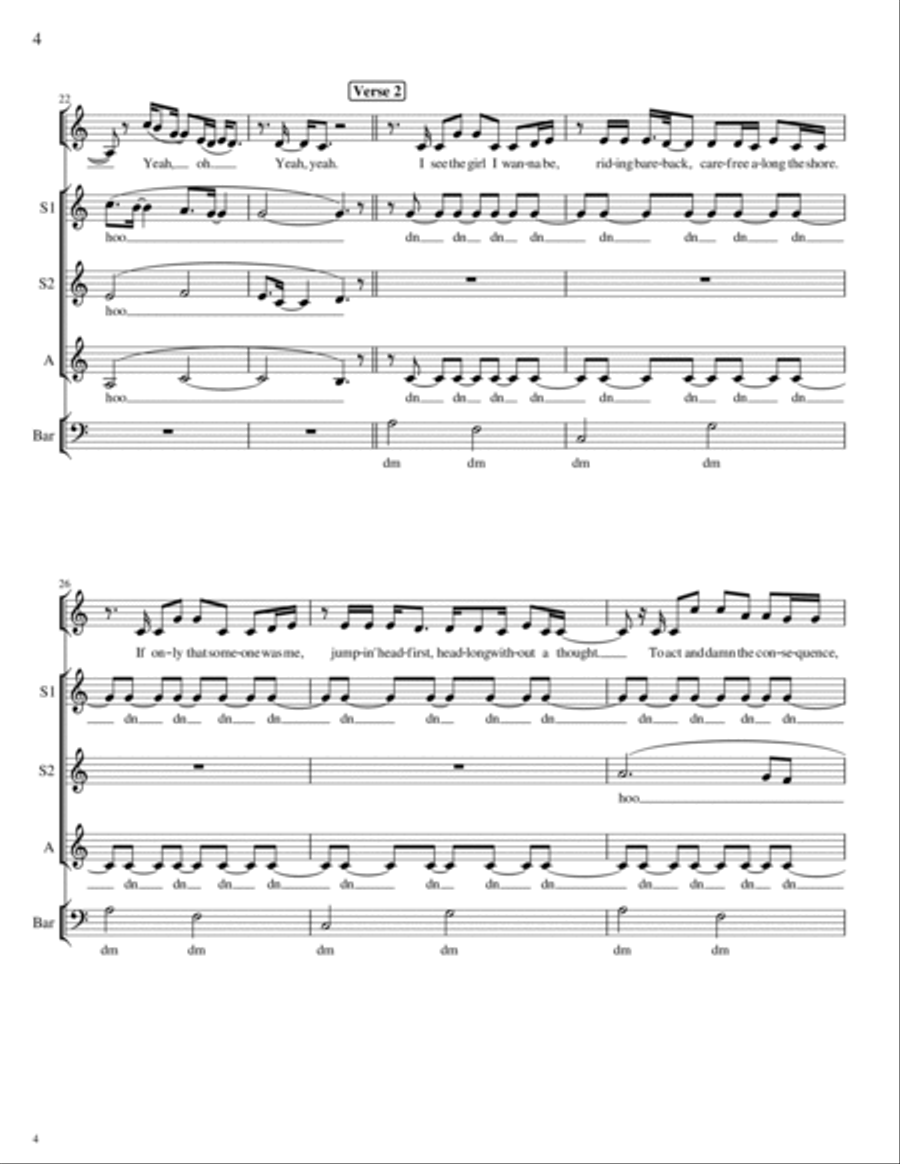 Wild Horses 3-Part scores gallery preview page 4