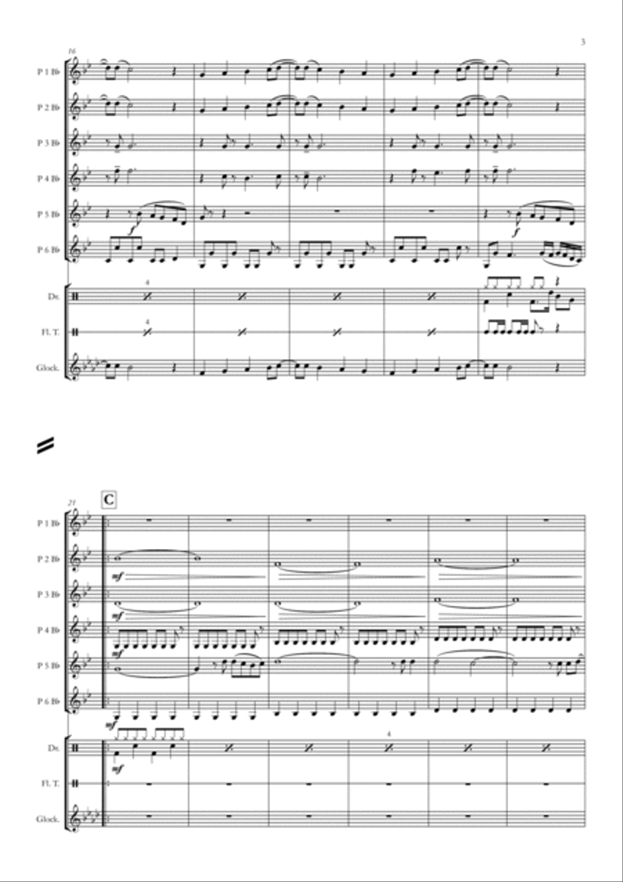 I Was Made For Lovin' You Concert Band scores gallery preview page 3