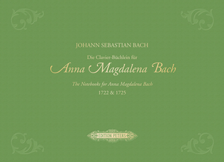Book cover for The Notebooks for Anna Magdalena Bach 1722 & 1725 for Piano (Premium Edition)