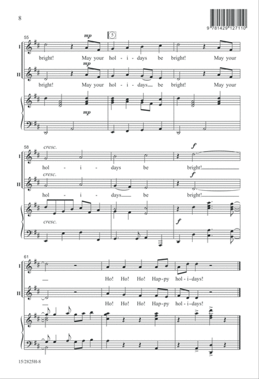 Happy Holidays! Happy Holidays! 2-Part scores gallery preview page 8
