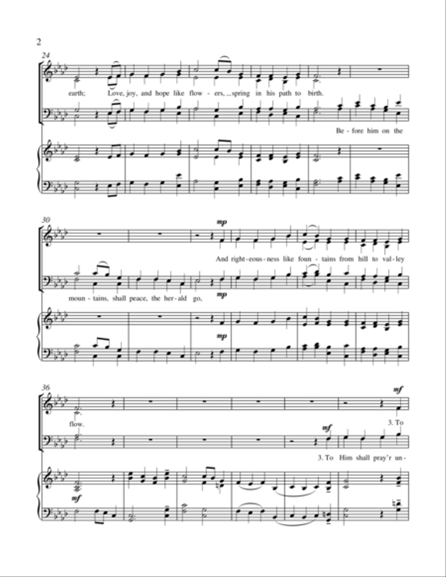 Hail to the Lord's Anointed 4-Part scores gallery preview page 7