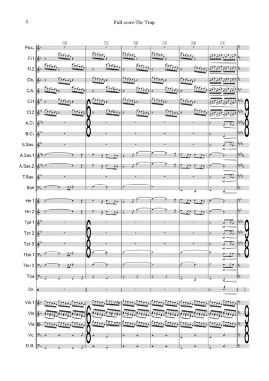 London Marathon Theme Full Orchestra scores gallery preview page 3