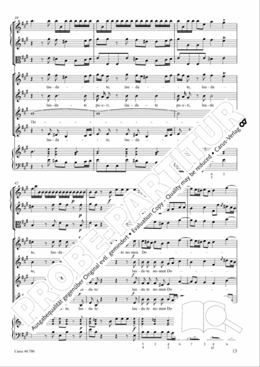 Laudate pueri Laudate pueri SSAA scores gallery preview page 14