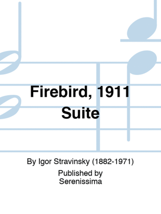 Book cover for Firebird, 1911 Suite