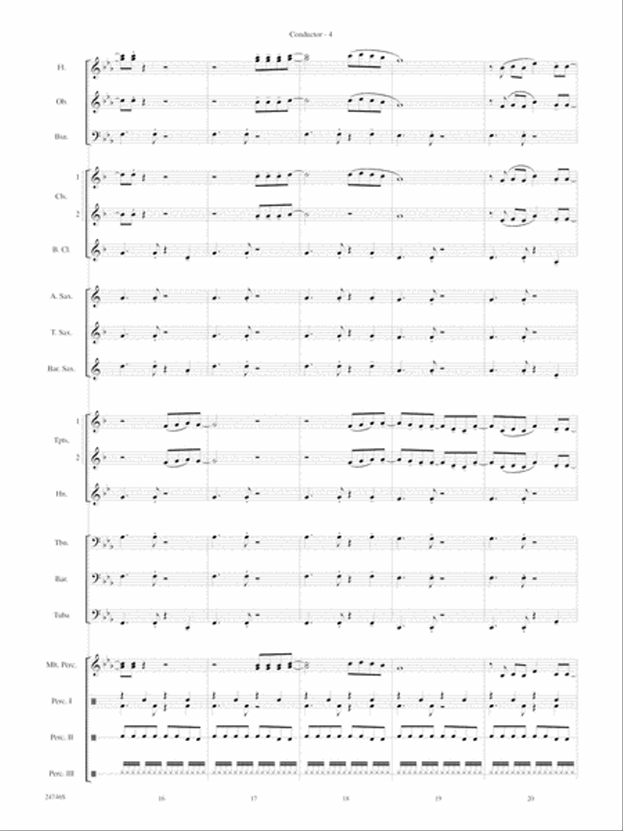 Don't Cha (recorded by The Pussycat Dolls): Score Concert Band scores gallery preview page 6