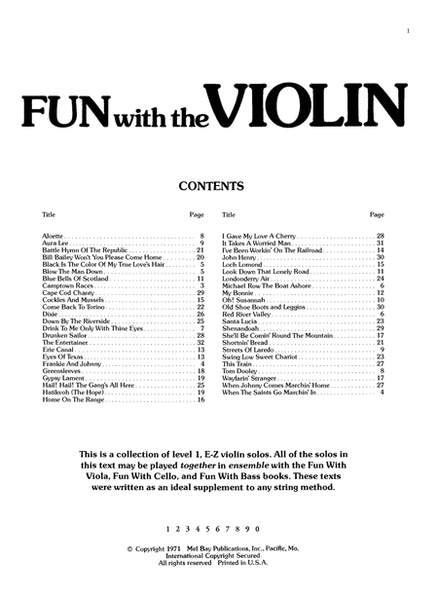 Fun with the Violin