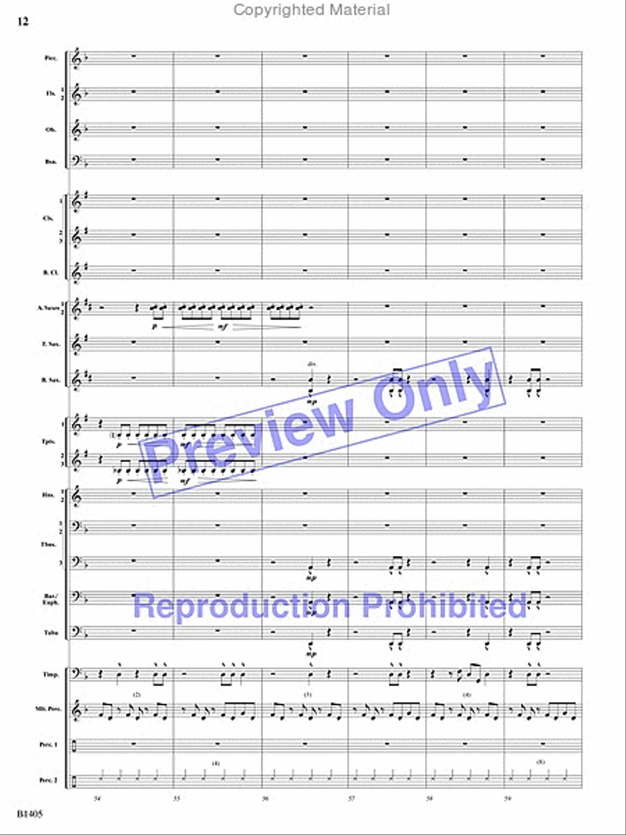 Reverberations Concert Band scores gallery preview page 29