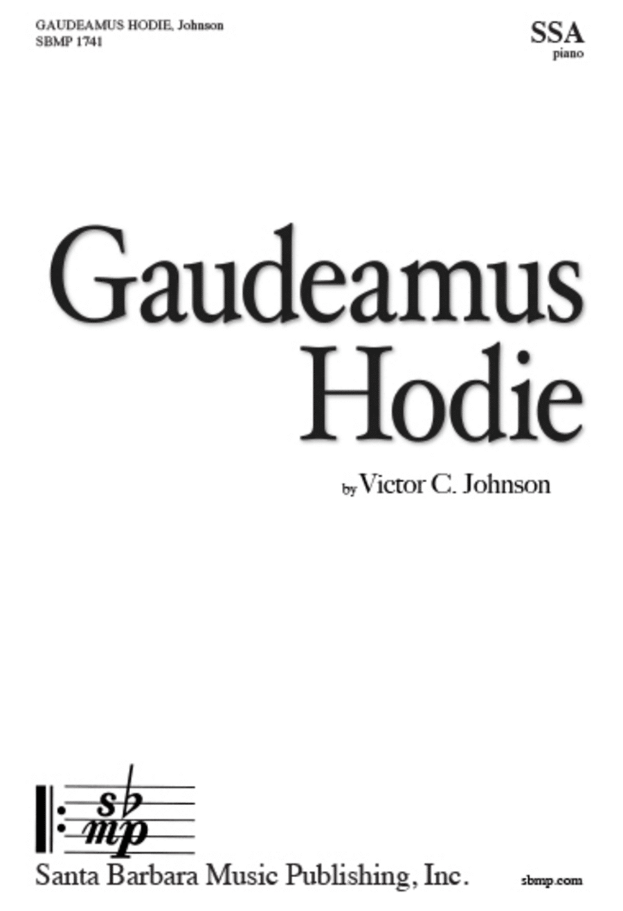 Gaudeamus Hodie Gaudeamus Hodie SSA scores gallery preview page 1