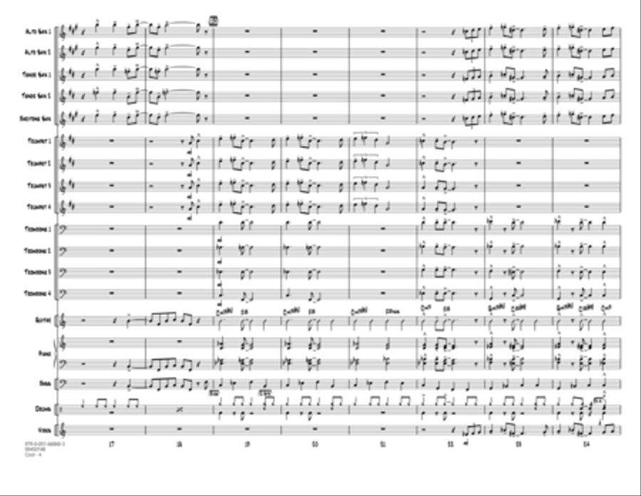 Cool (from West Side Story) - Full Score Score scores gallery preview page 4