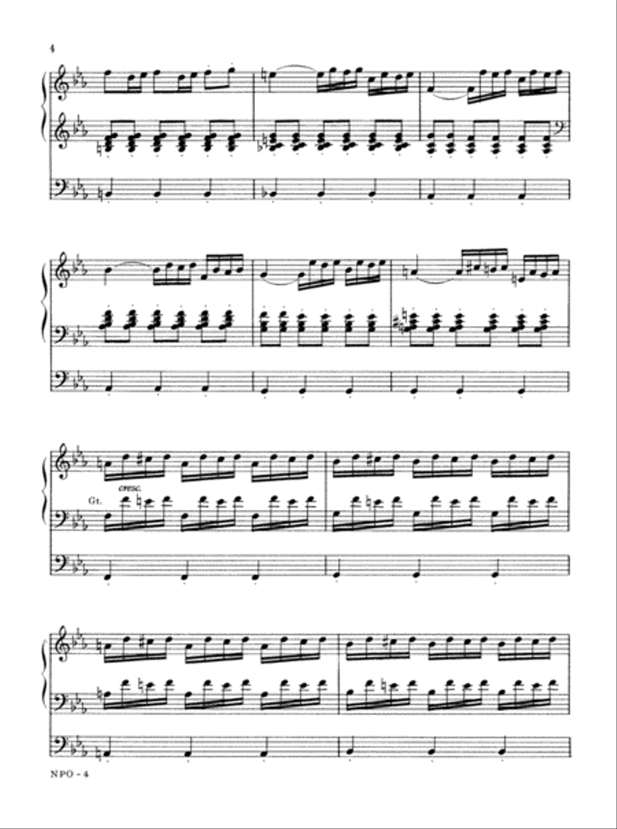 Prelude in Classic Style Organ scores gallery preview page 4