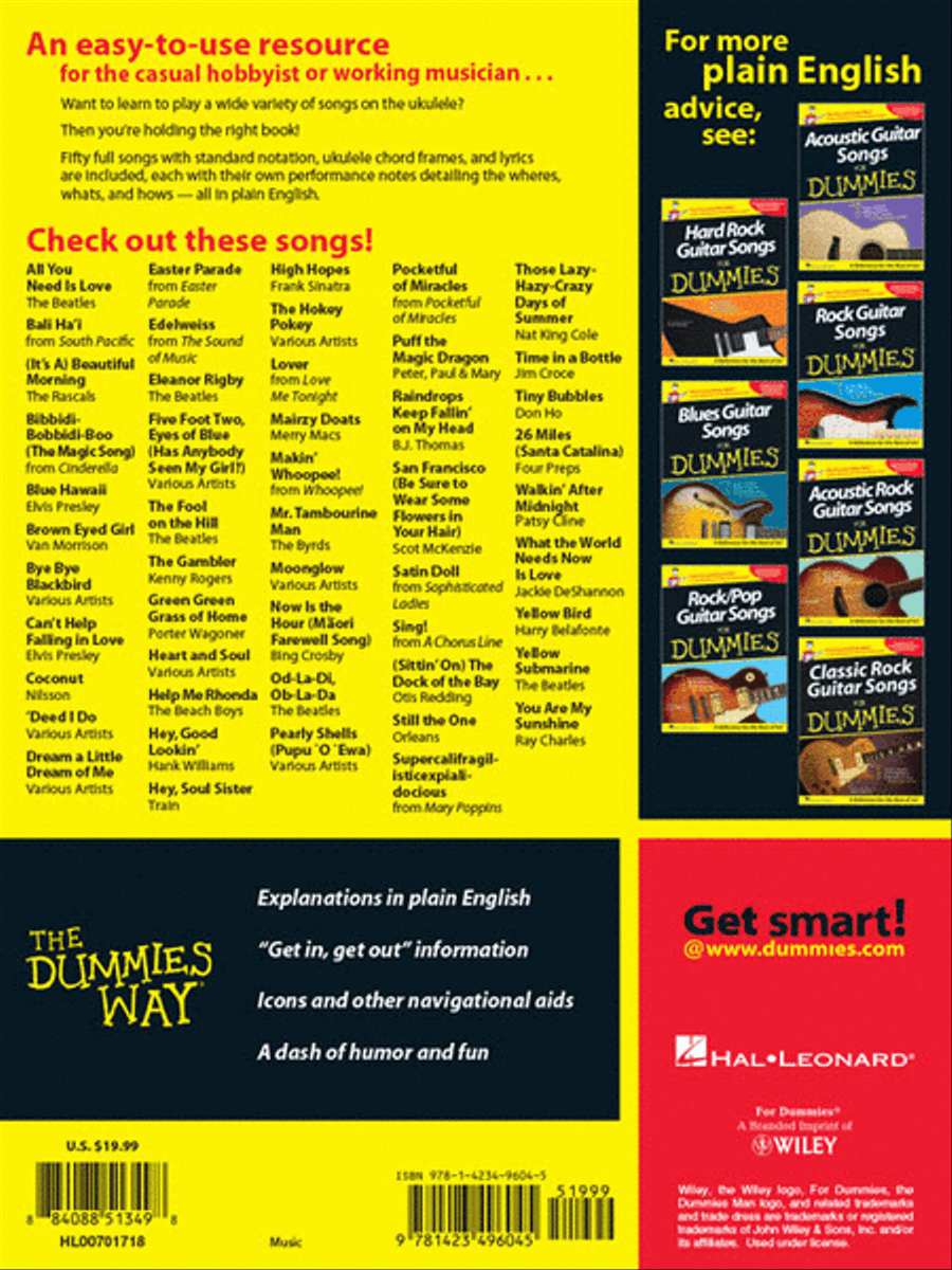 Ukulele Songs for Dummies Ukulele scores gallery preview page 6