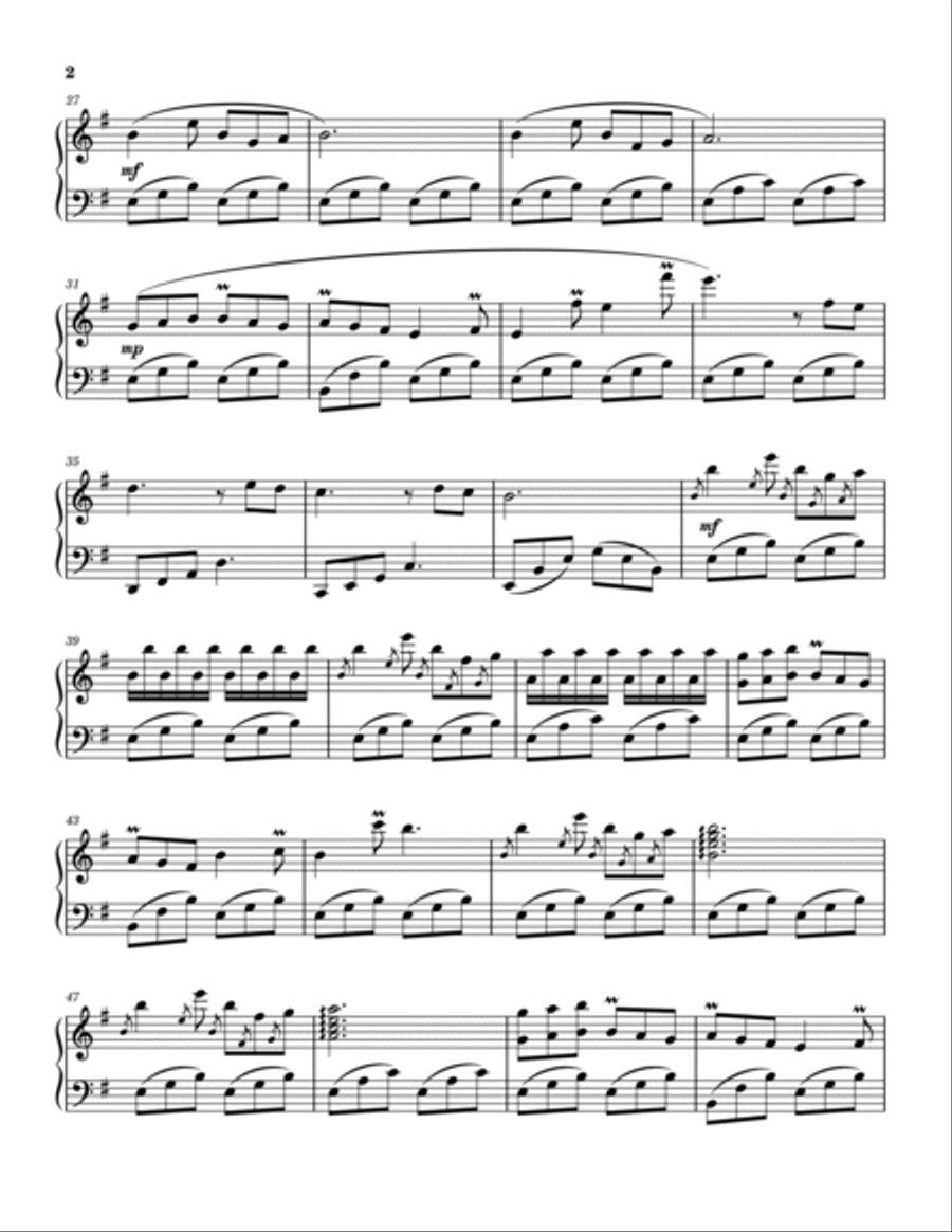 Golden Dreams (Khabhaye Talaee) Pedal Harp scores gallery preview page 2