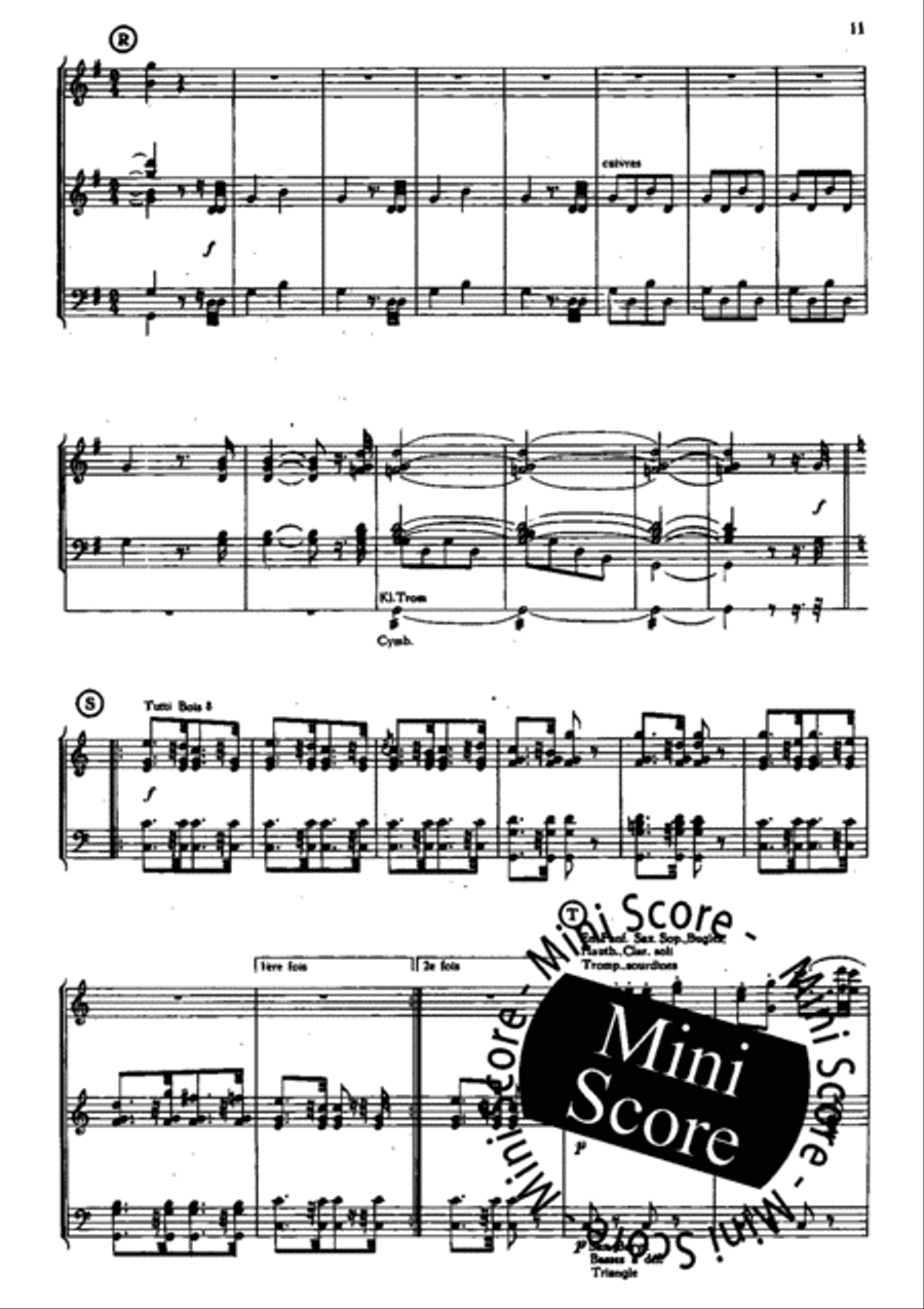 Les Diamants de la Couronne Concert Band scores gallery preview page 14