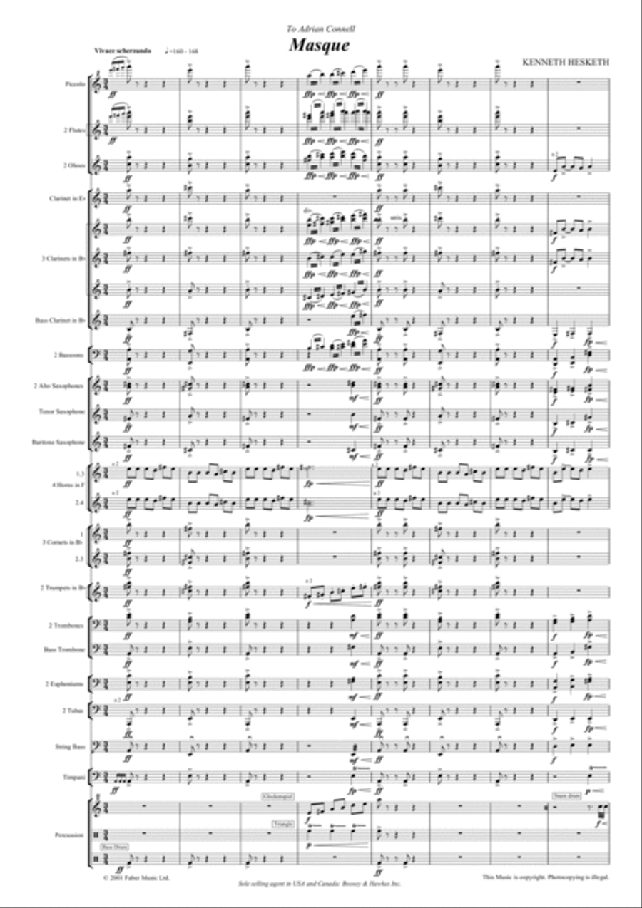 Masque Concert Band scores gallery preview page 2