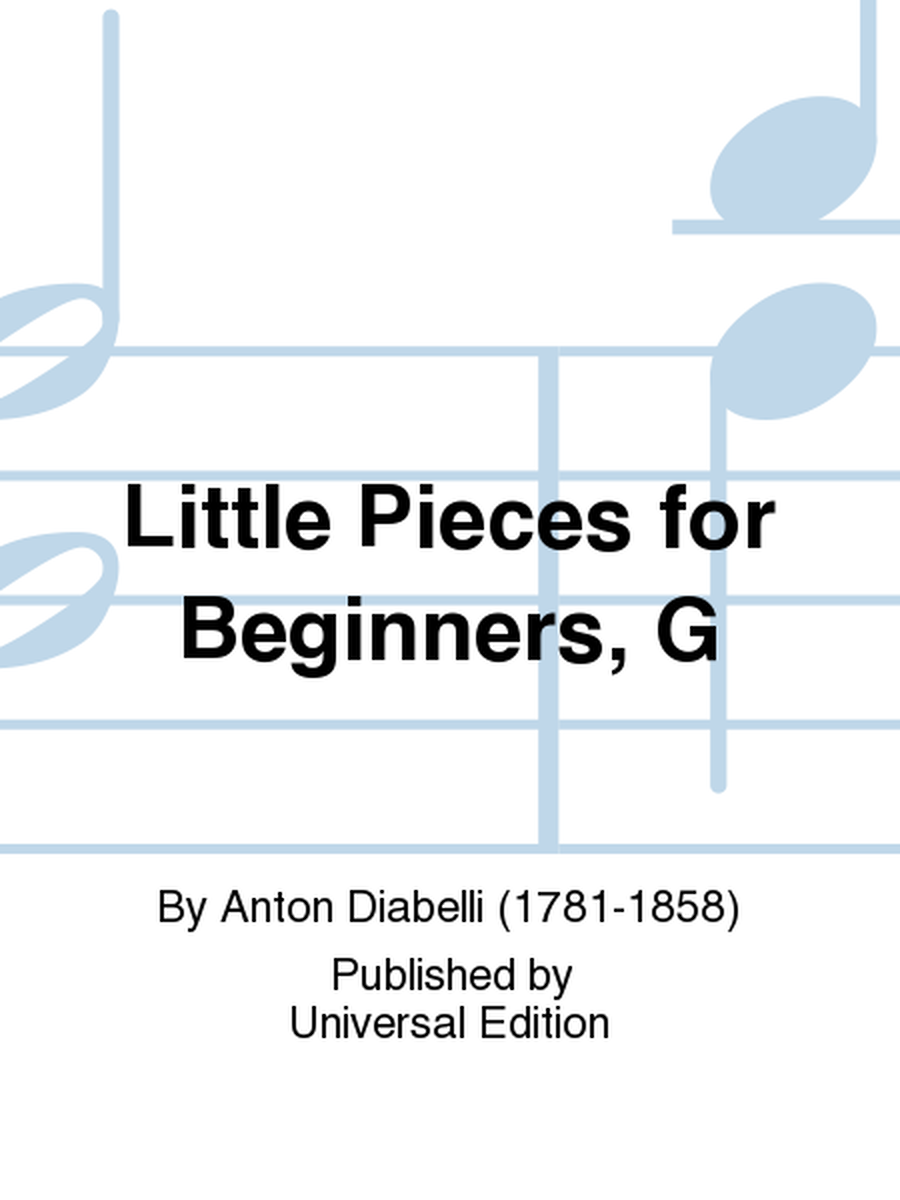 Little Pieces For Beginners, G