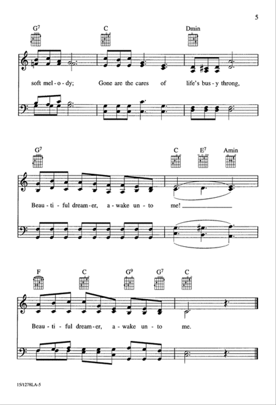 Little Big Note Songbook - Secular Edition 4-Part scores gallery preview page 5