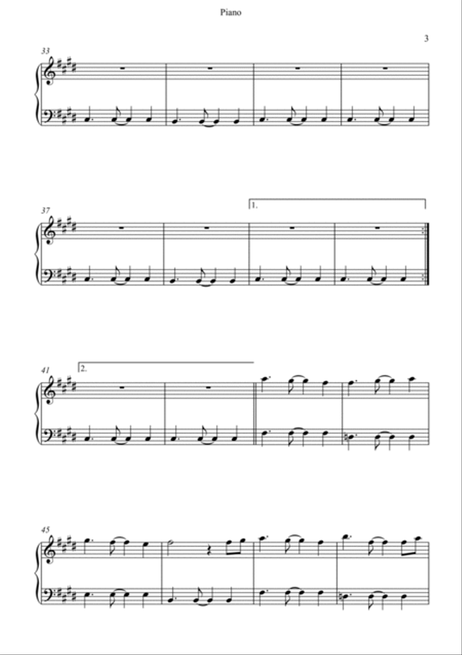 La Isla Bonita Piano Solo scores gallery preview page 3