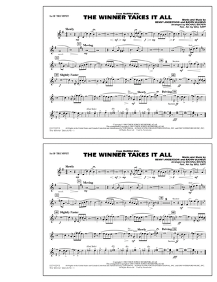 Book cover for The Winner Takes It All (from "Mamma Mia!") - 1st Bb Trumpet