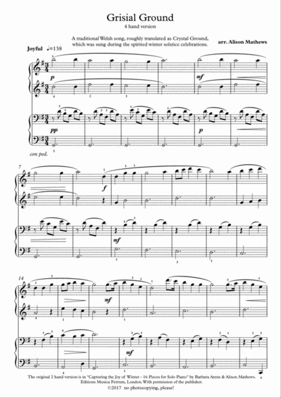 Grisial Ground (Crystal Ground) Set of Parts scores gallery preview page 2