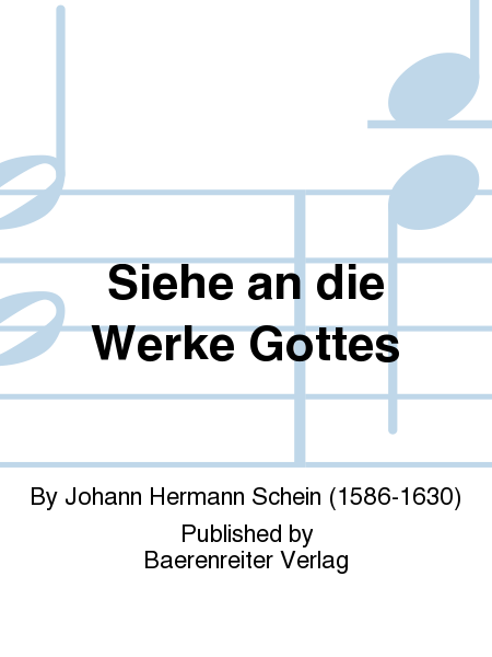 Siehe an die Werke Gottes no. 13