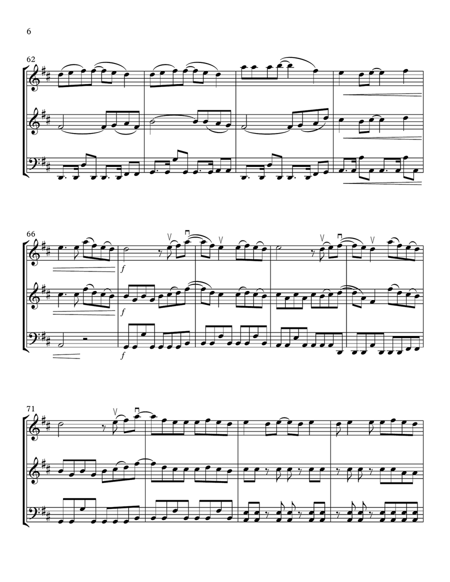 The Day We Fell In Love String Trio scores gallery preview page 6