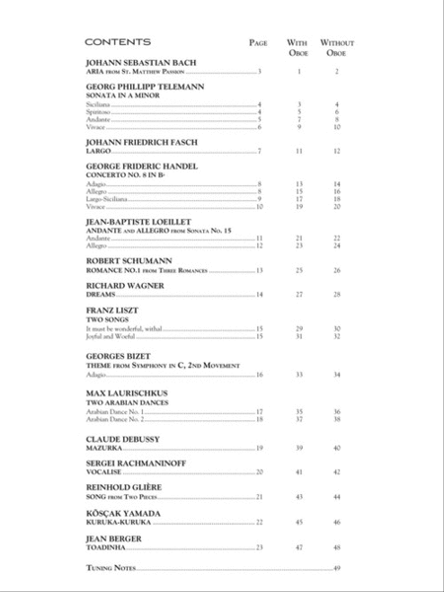 The Oboe Soloist Oboe Solo scores gallery preview page 2