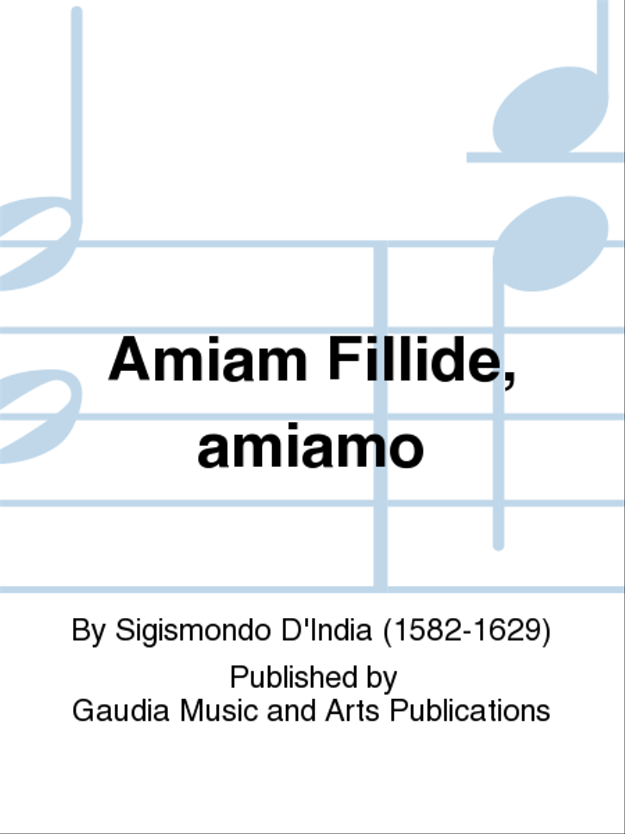Amiam Fillide, amiamo Amiam Fillide, amiamo SSATB scores gallery preview page 1