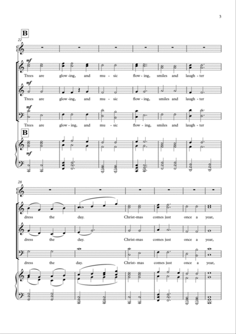 In December... 4-Part scores gallery preview page 3
