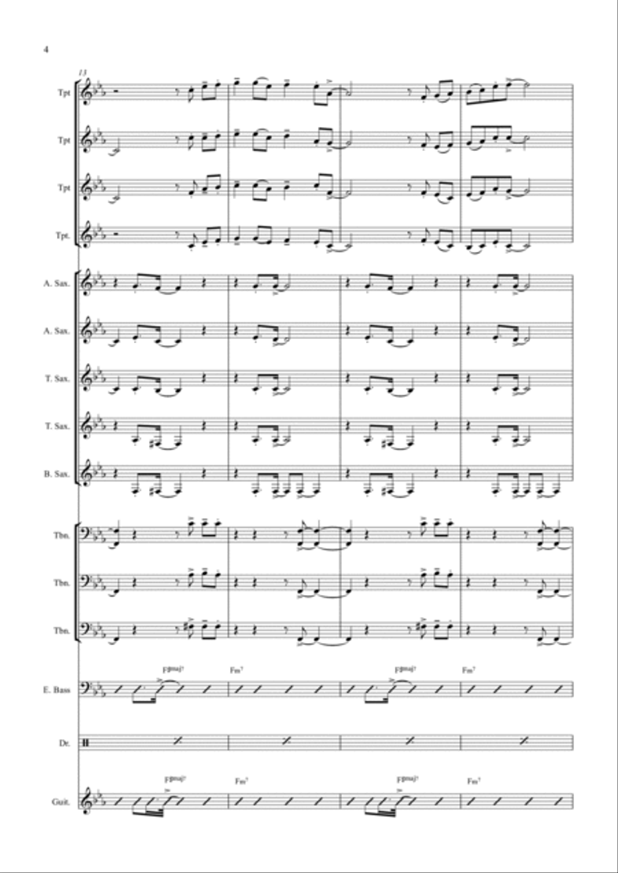 Heavy Trucks Heavy Trucks Jazz Ensemble scores gallery preview page 4