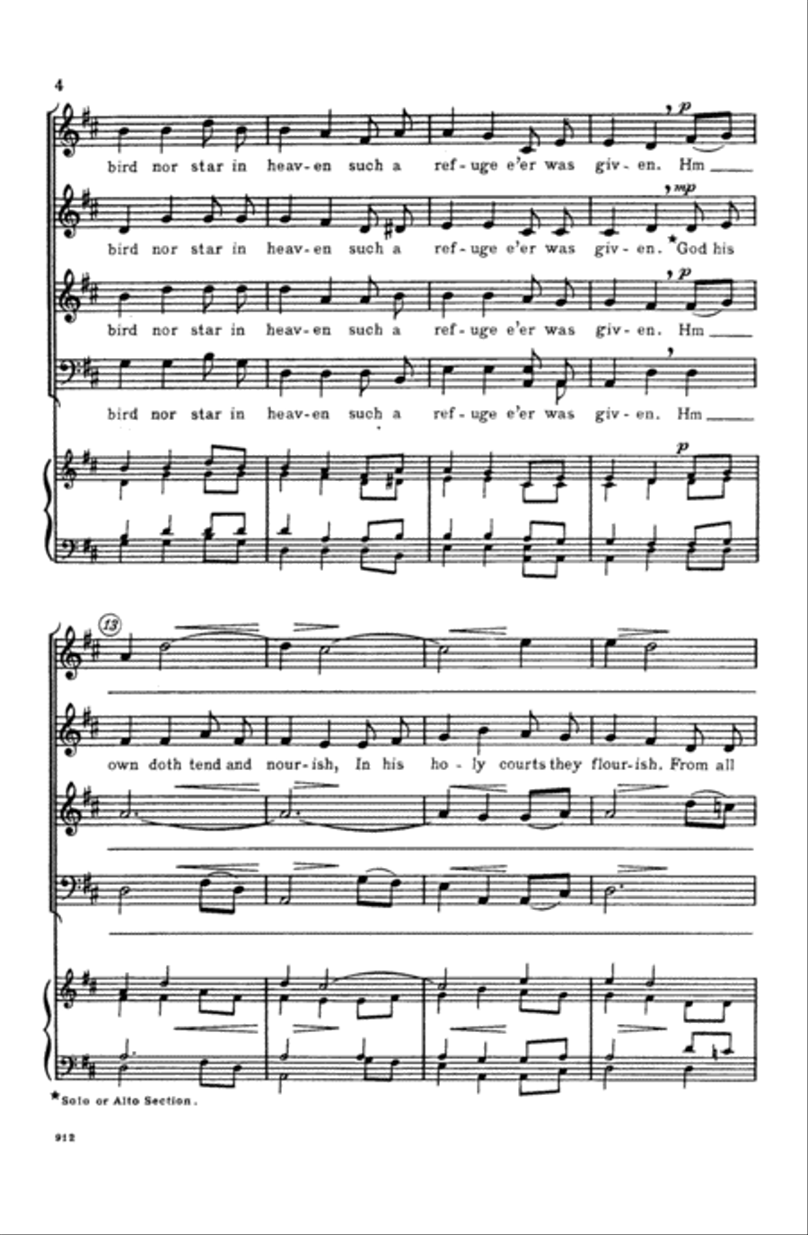 Children of the Heavenly Father 4-Part scores gallery preview page 3